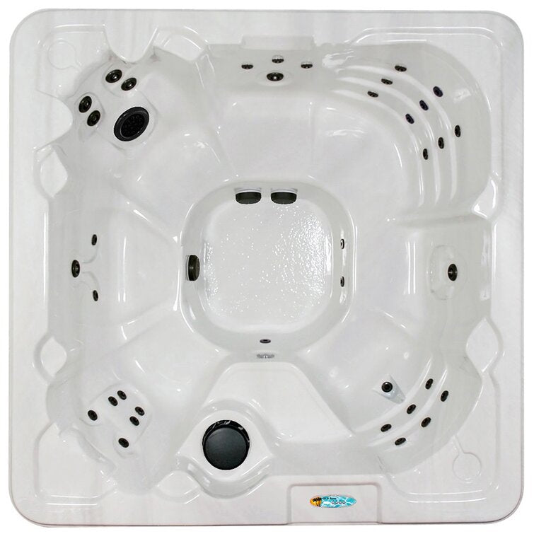 Punta Cana 6-Person 40-Jet Hot Tub with LED Light and Ozonator