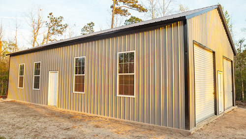 30x50x12 Vertical Roof Garage