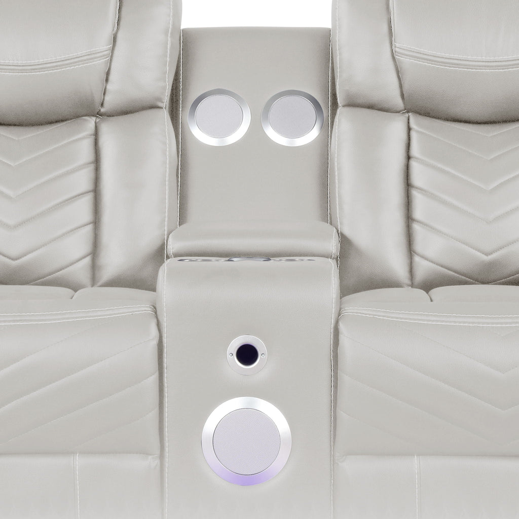 Challenger LED Power Recliner Set