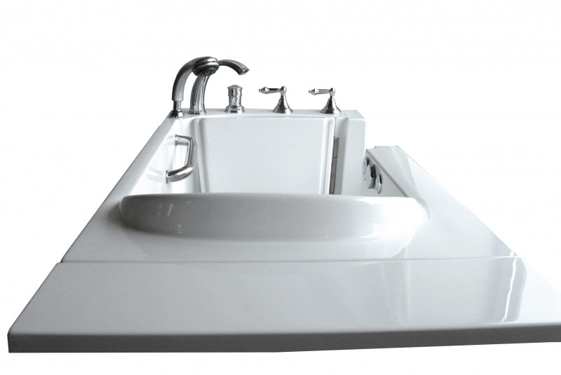 Avora Bath Walk in Right Hand Soaker Tub 51x28x41 inch