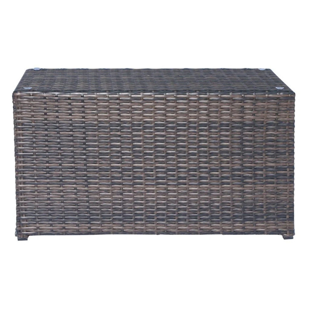 Comfortable Modern Patio Rattan Sectional Set With Cushions