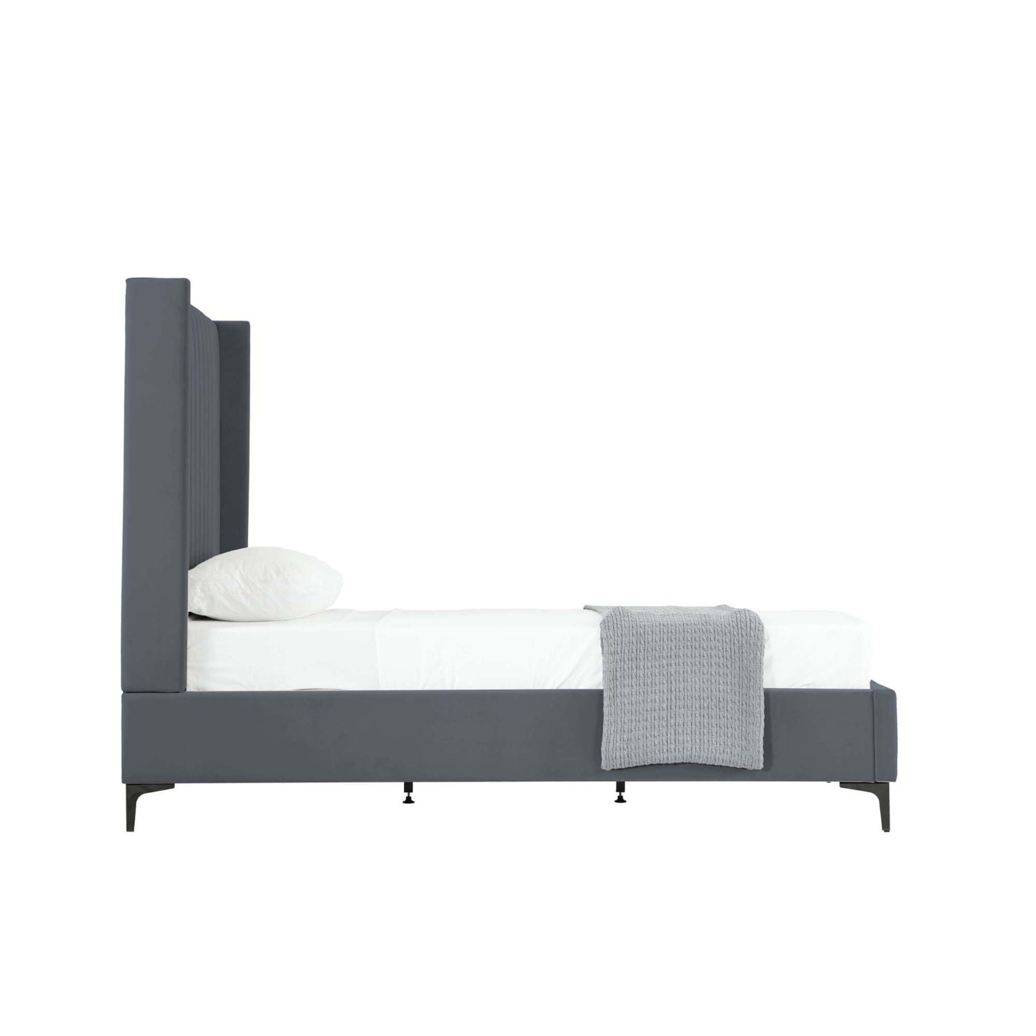 Promenade - Bed With Upholstered Headboard And Slats
