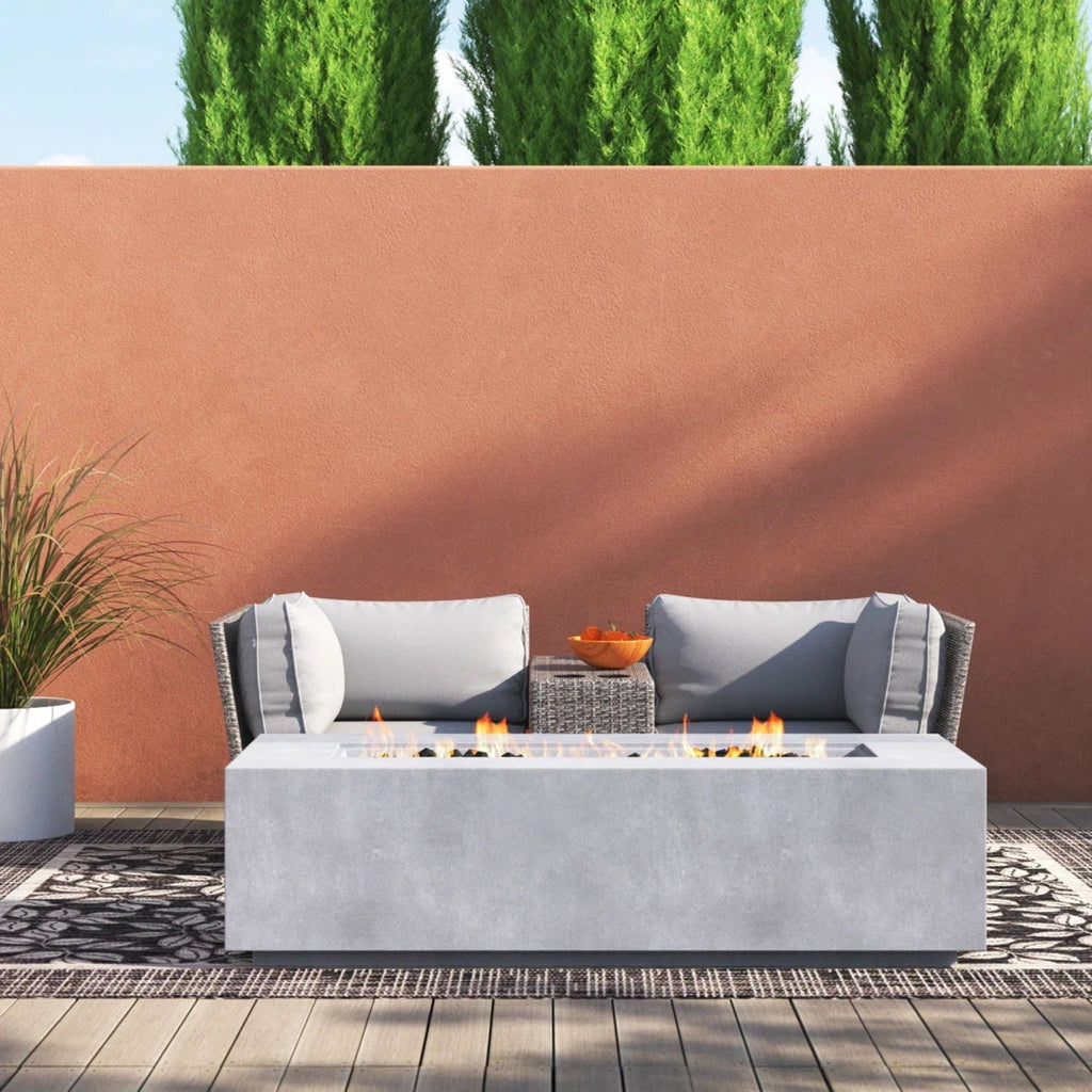 Outdoor Elegance Conversation Set With Fire Pit