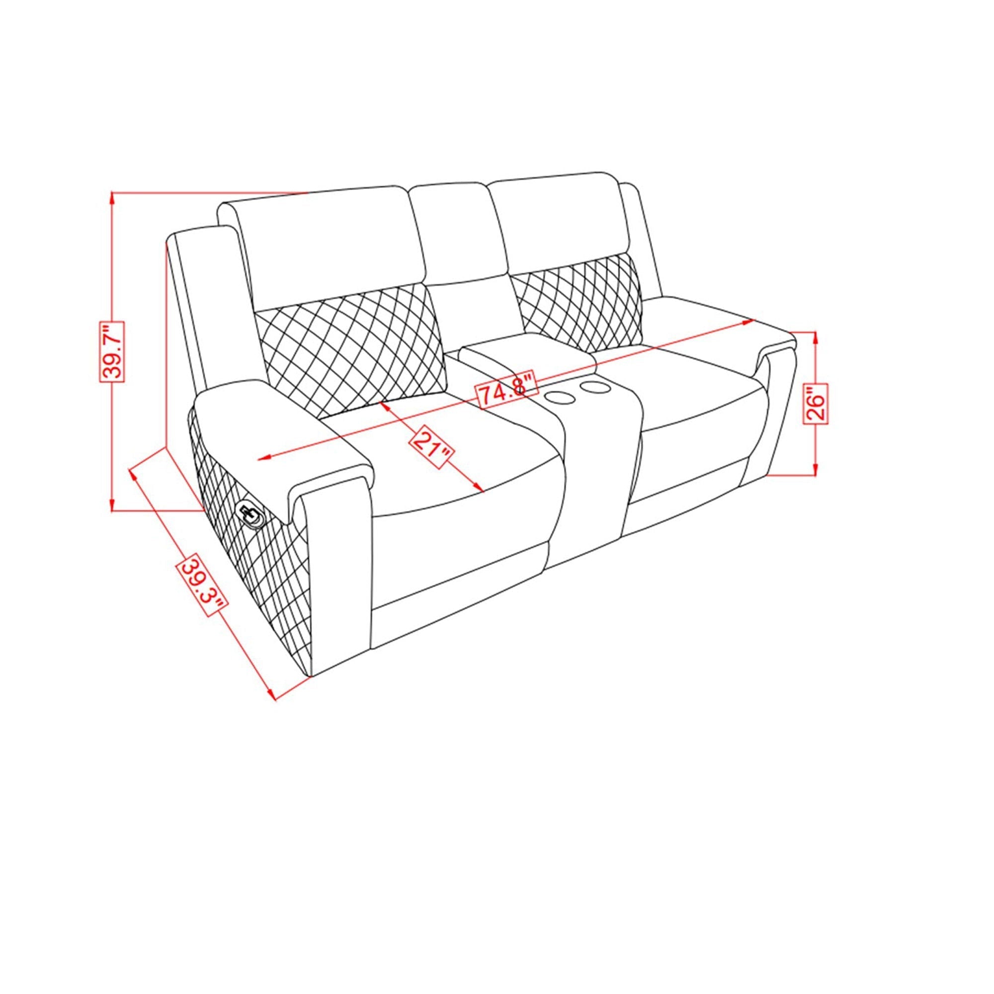 Alicia - Traditional Reclining Set