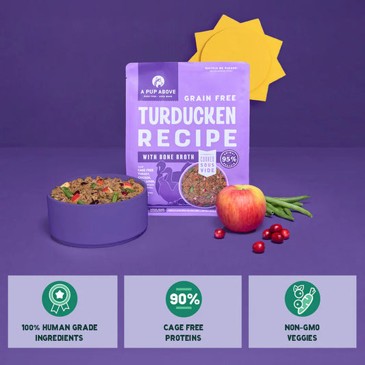 A Pup Above Turducken Fresh Dog Food - 10 lbs
