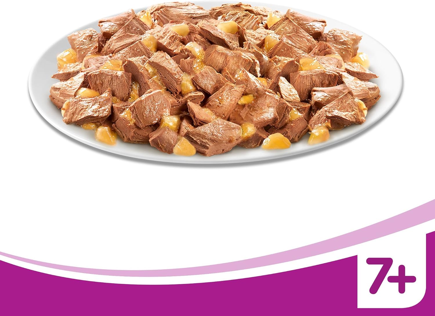 Whiskas Wet Pouches, Fish and Meaty Selection in Jelly, Suitable for Senior Cats Aged 7+, MegaPack (120 x 100 g)